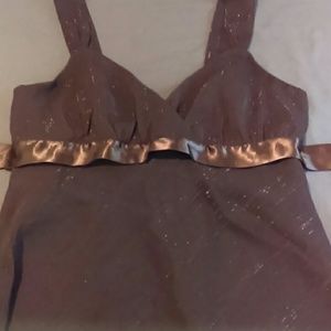 Sparkly brown top